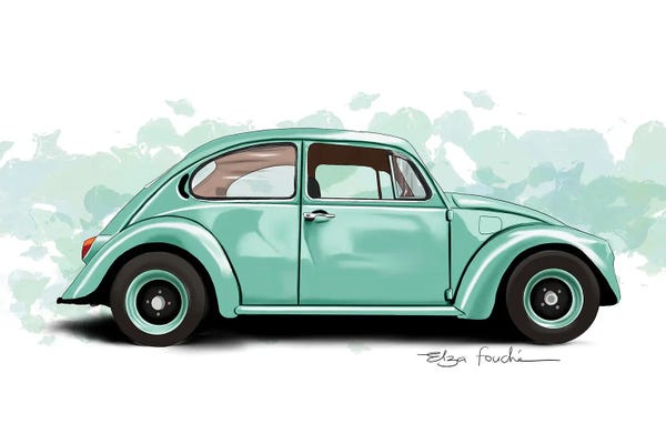 Volkswagen: Buggy Green by Elza Fouche