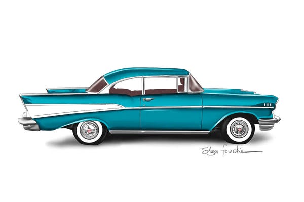 Chevrolet: Bel Air Blue by Elza Fouche