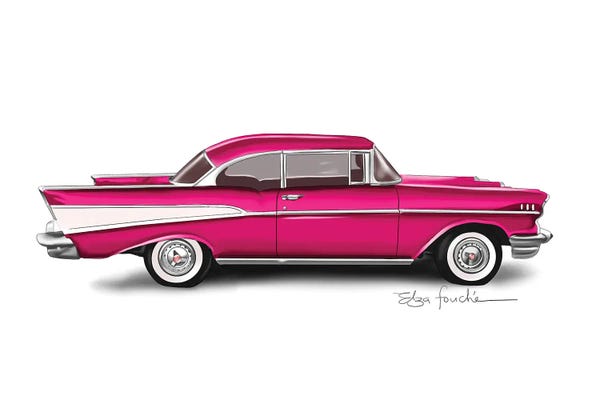 Chevrolet: Bel Air Pink by Elza Fouche