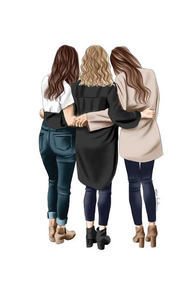 Three Amigos by Elza Fouche framed wall art