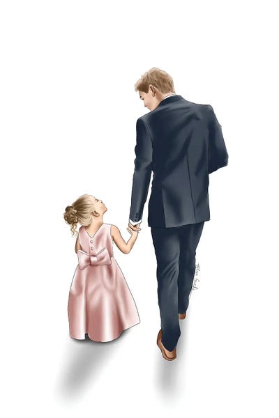 Daddy And Daughter Stroll