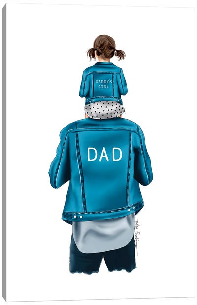 Daddy's Girl II Canvas Art Print - Art for Dad