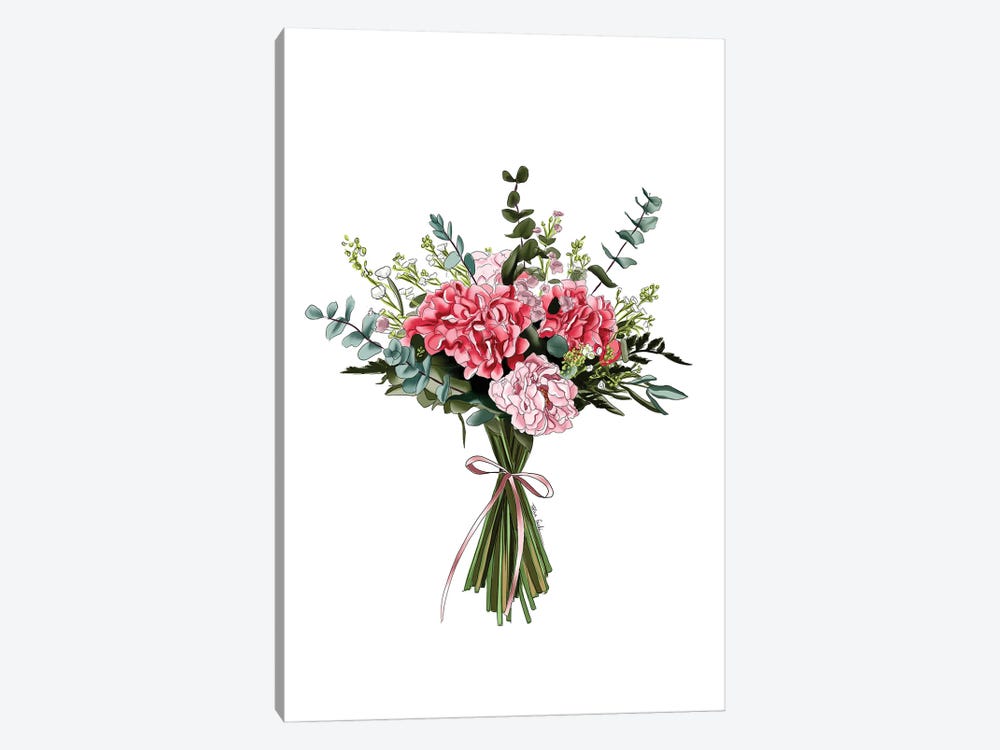 Pink Bouquet by Elza Fouche 1-piece Art Print