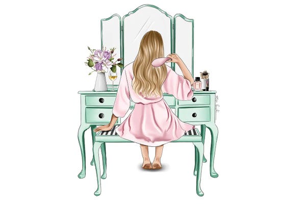 Make-Up: Makeup Table I by Elza Fouche