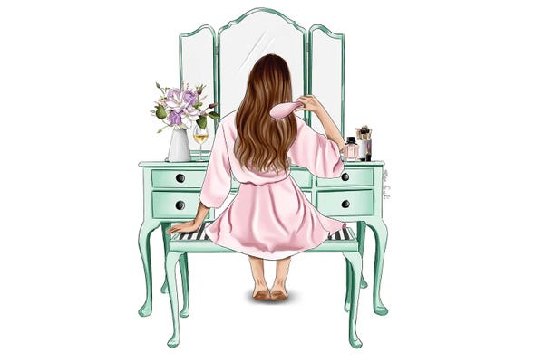 Make-Up: Makeup Table II by Elza Fouche