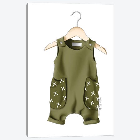 Baby Boy Outfit Canvas Print #ELZ286} by Elza Fouche Art Print