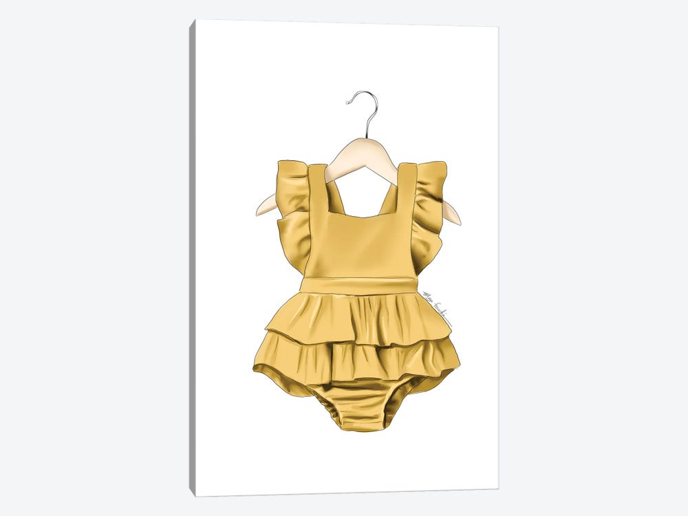 Baby Girl Outfit by Elza Fouche 1-piece Canvas Art