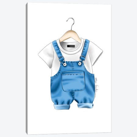Baby Outfit Canvas Print #ELZ289} by Elza Fouche Canvas Artwork