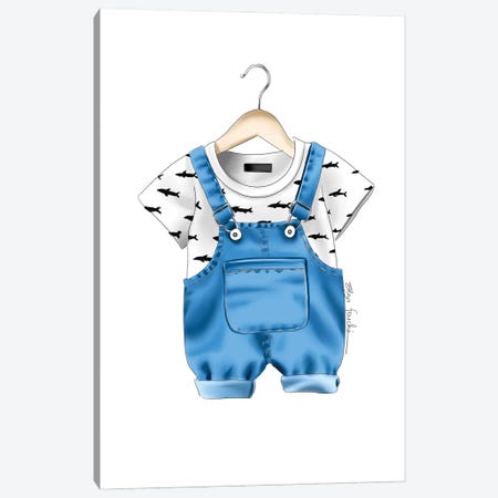 Baby Boy Outfit II Canvas Print #ELZ290} by Elza Fouche Canvas Print