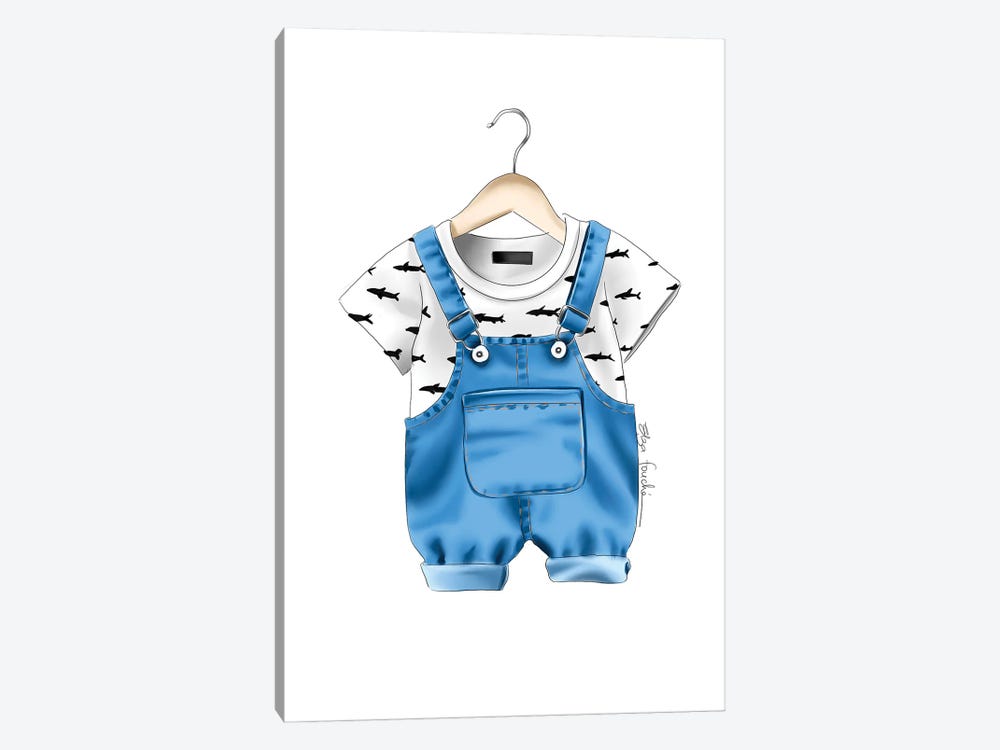 Baby Boy Outfit II by Elza Fouche 1-piece Canvas Artwork