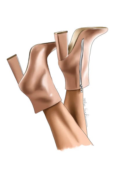 High Heels: Nude Boots by Elza Fouche