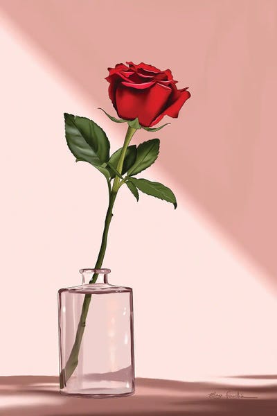 Rose by Elza Fouche framed wall art