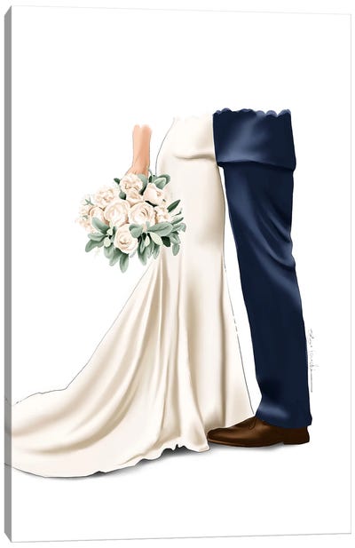 Mr And Mrs Canvas Art Print - For Your Better Half