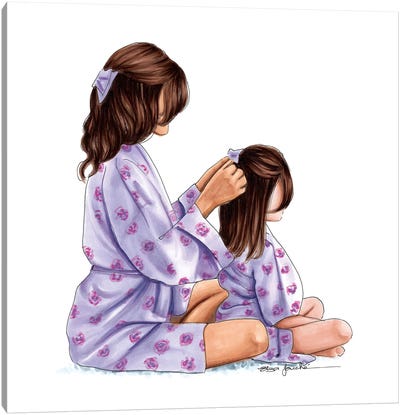 Mom & Daughter  Canvas Art Print - Elza Fouché