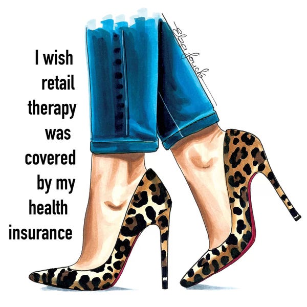 Witty Humor: Retail Therapy by Elza Fouche