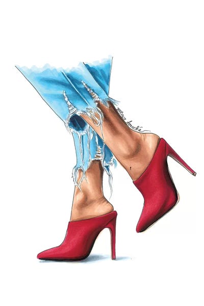 High Heels: Rips & Red  by Elza Fouche