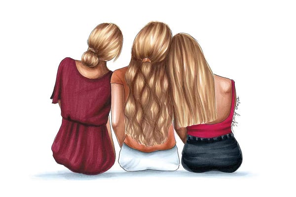 Friendship: 3 Blondes by Elza Fouche