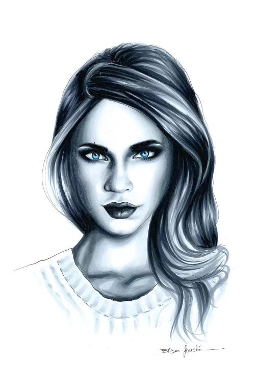 Blue Eyes by Elza Fouche wall art