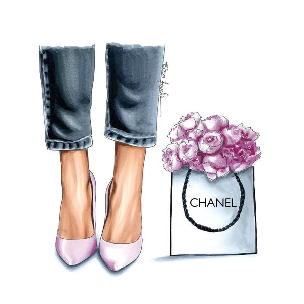 Peonies: Heels & Peonies by Elza Fouche