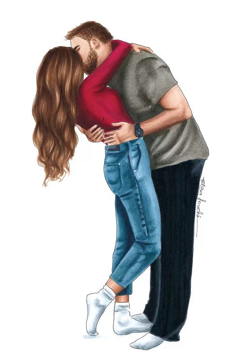 Kiss by Elza Fouche wall art