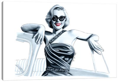 Shades Of Marilyn Canvas Art Print - Elza Fouché
