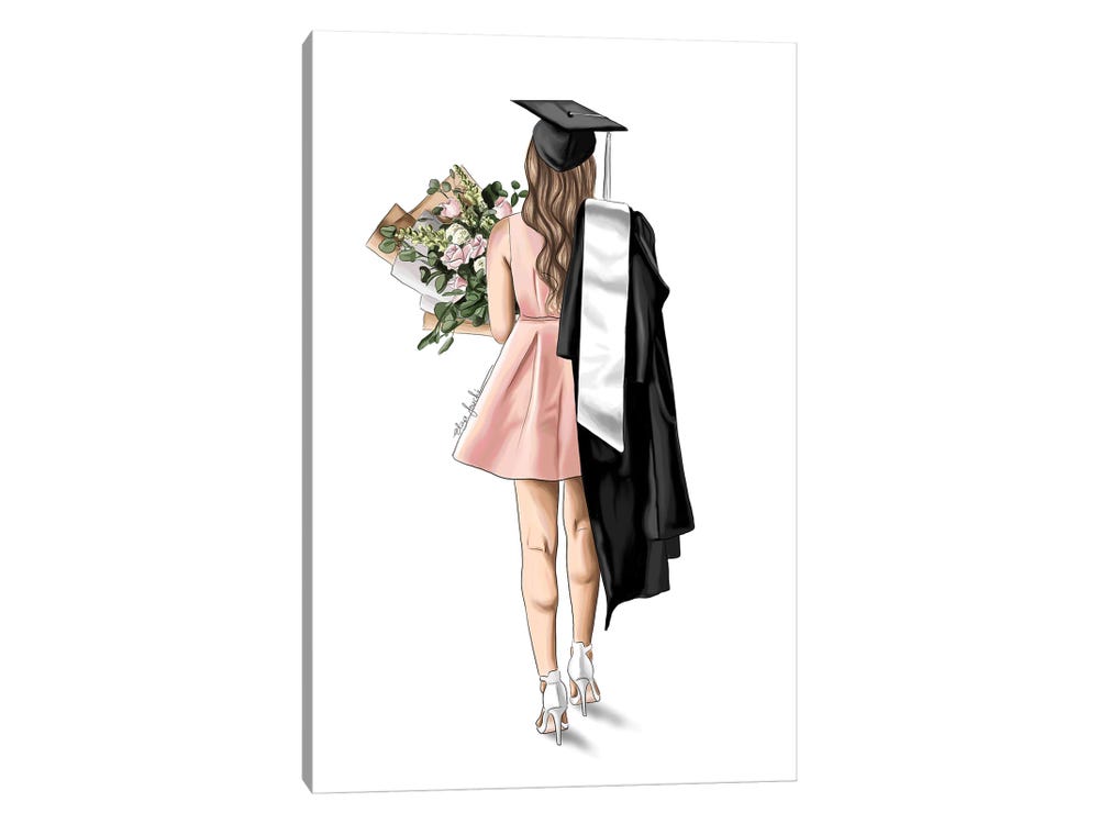 Graduated by Elza Fouche Fine Art Paper Poster ( Fashion > Fashion Illustrations art) - 24x16x.25
