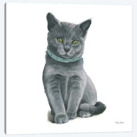 Cutie Kitties VI Canvas Print #EMA6} by Emily Adams Canvas Artwork