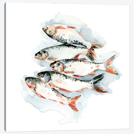 Seafood Snack II Canvas Print #EMC112} by Emma Caroline Art Print