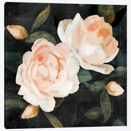 Soft Garden Roses II Canvas Print #EMC12} by Emma Caroline Canvas Artwork
