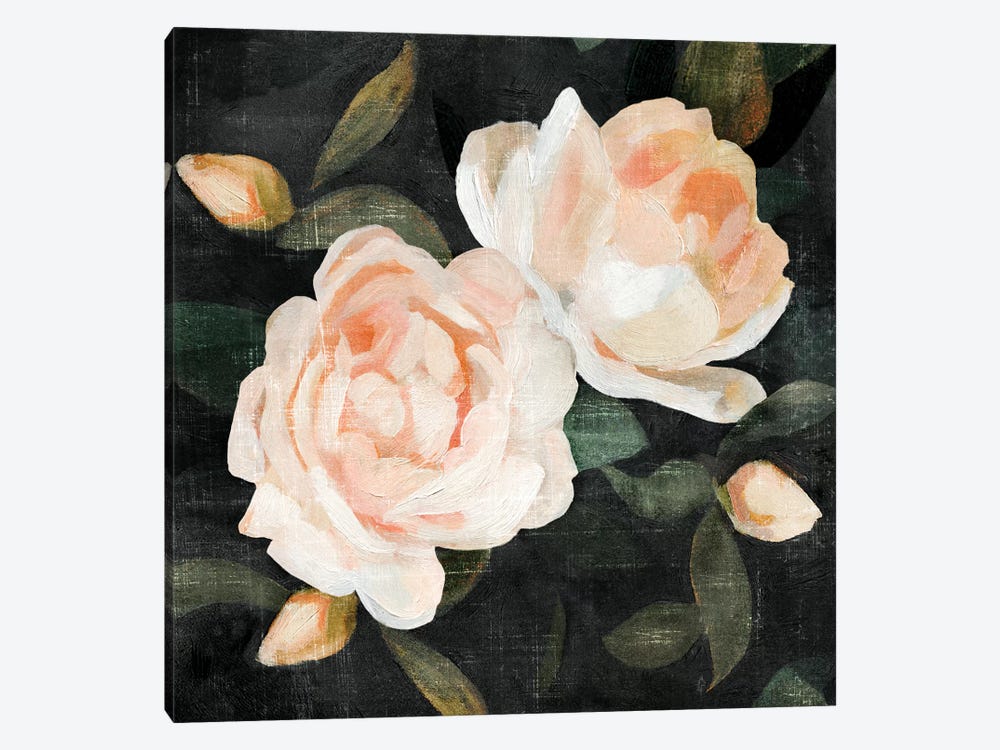 Soft Garden Roses II by Emma Caroline 1-piece Canvas Artwork