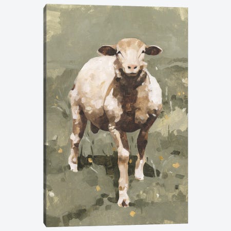 Spring Sheep II Canvas Print #EMC186} by Emma Caroline Canvas Art Print