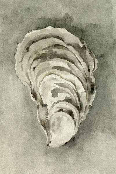 Neutral Oyster Shell II by Emma Caroline art print