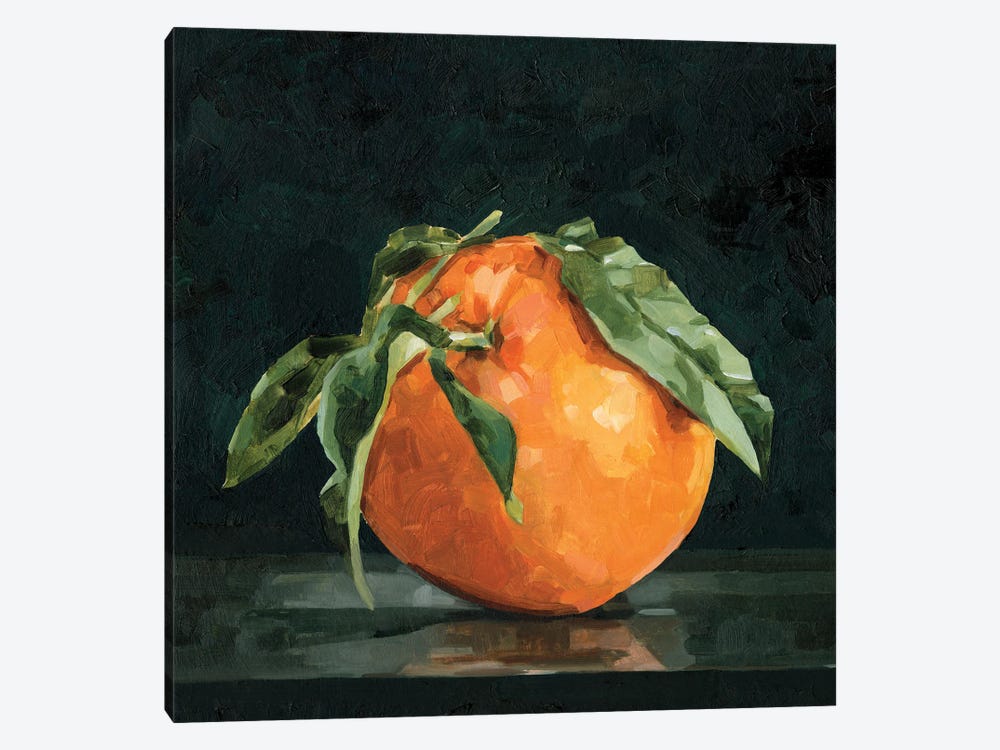 Dark Orange Still Life II by Emma Caroline 1-piece Canvas Print
