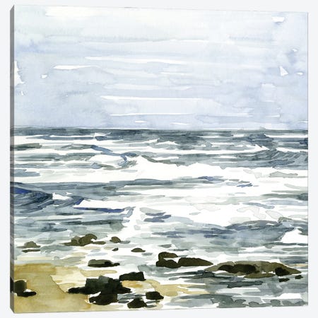 Loose Seascape I Canvas Print #EMC31} by Emma Caroline Canvas Wall Art