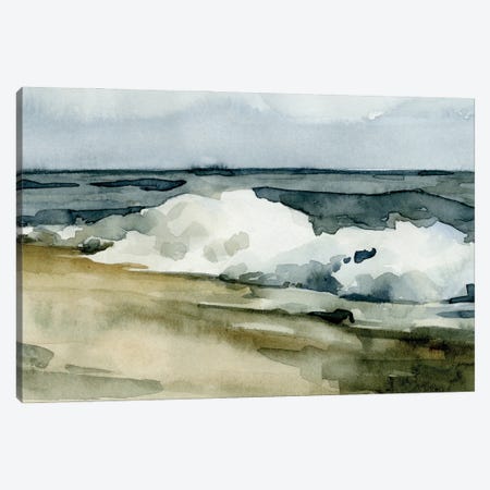 Loose Watercolor Waves II Canvas Print #EMC33} by Emma Caroline Canvas Art