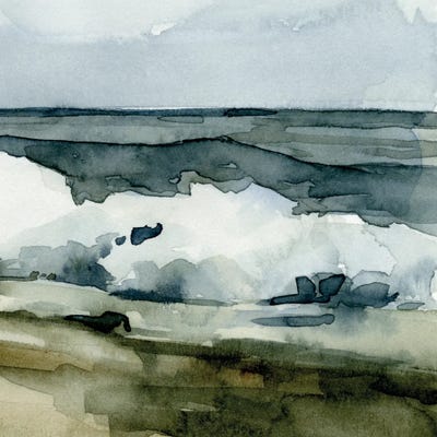 Loose Watercolor Waves VI by Emma Caroline art print