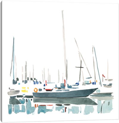 Sailboat Scenery I Canvas Art Print - Sailboat Art