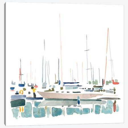 Sailboat Scenery II Canvas Print #EMC41} by Emma Caroline Canvas Print