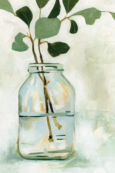 Eucalyptus: Eucalyptus Branch Still Life II by Emma Caroline