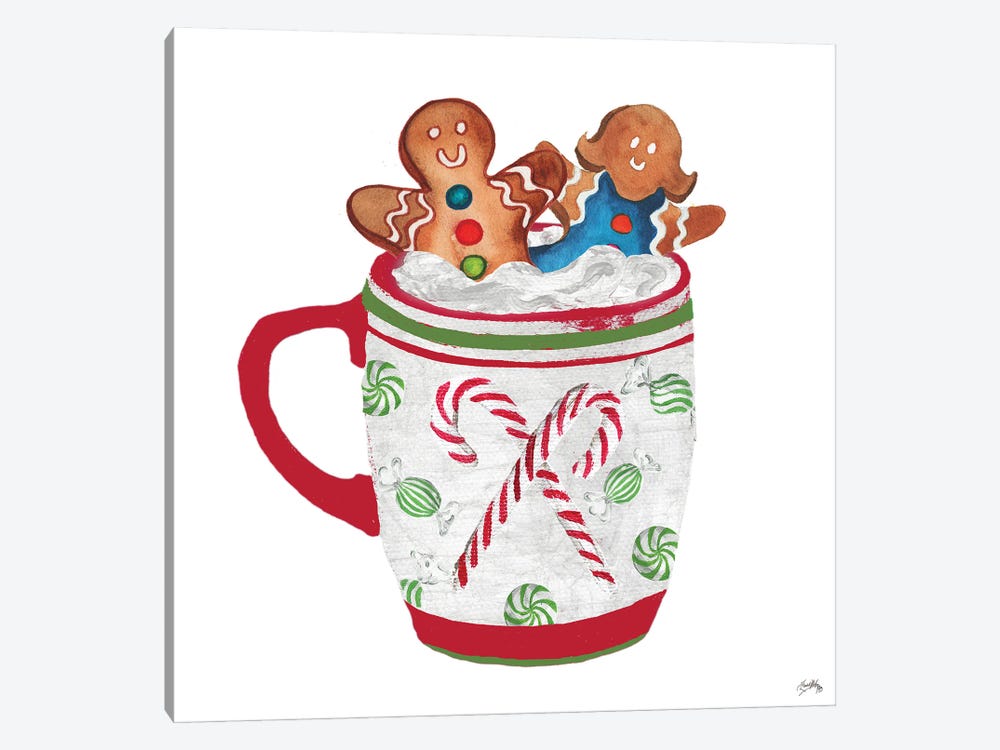Gingerbread and a Mug Full of Cocoa I by Elizabeth Medley 1-piece Art Print