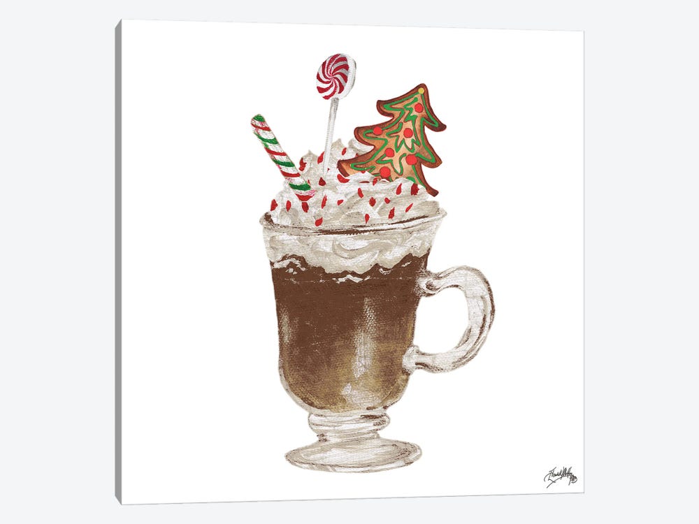 Gingerbread and a Mug Full of Cocoa IV by Elizabeth Medley 1-piece Canvas Artwork