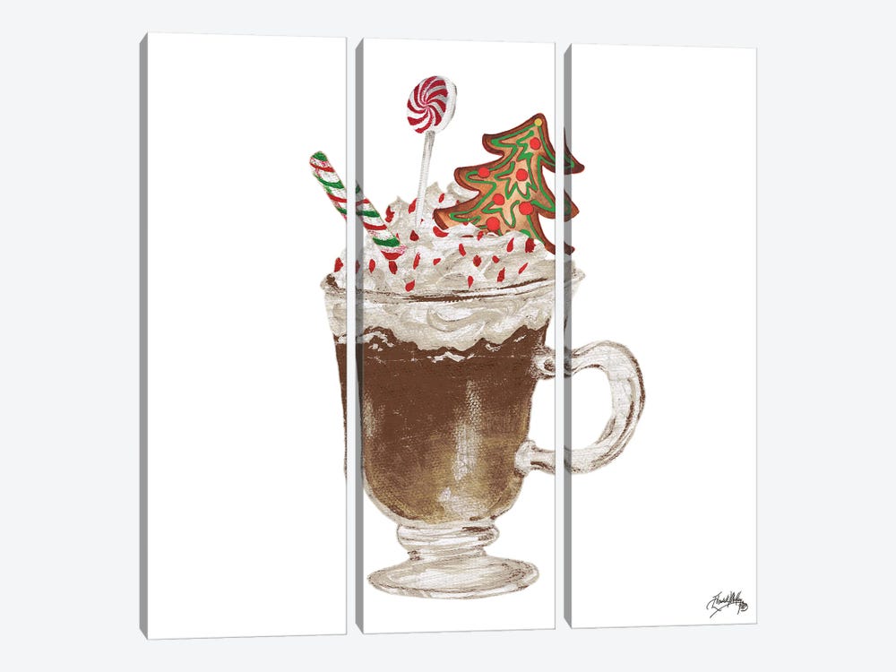 Gingerbread and a Mug Full of Cocoa IV by Elizabeth Medley 3-piece Canvas Wall Art