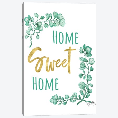 Home Sweet Home Canvas Print #EMD107} by Elizabeth Medley Canvas Art