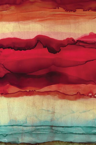 Elizabeth Medley: New Mountain Abstract by Elizabeth Medley