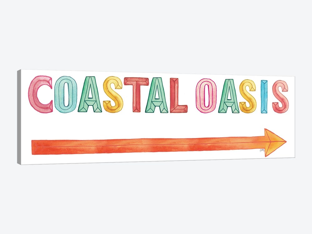 Coastal Oasis by Elizabeth Medley 1-piece Canvas Wall Art