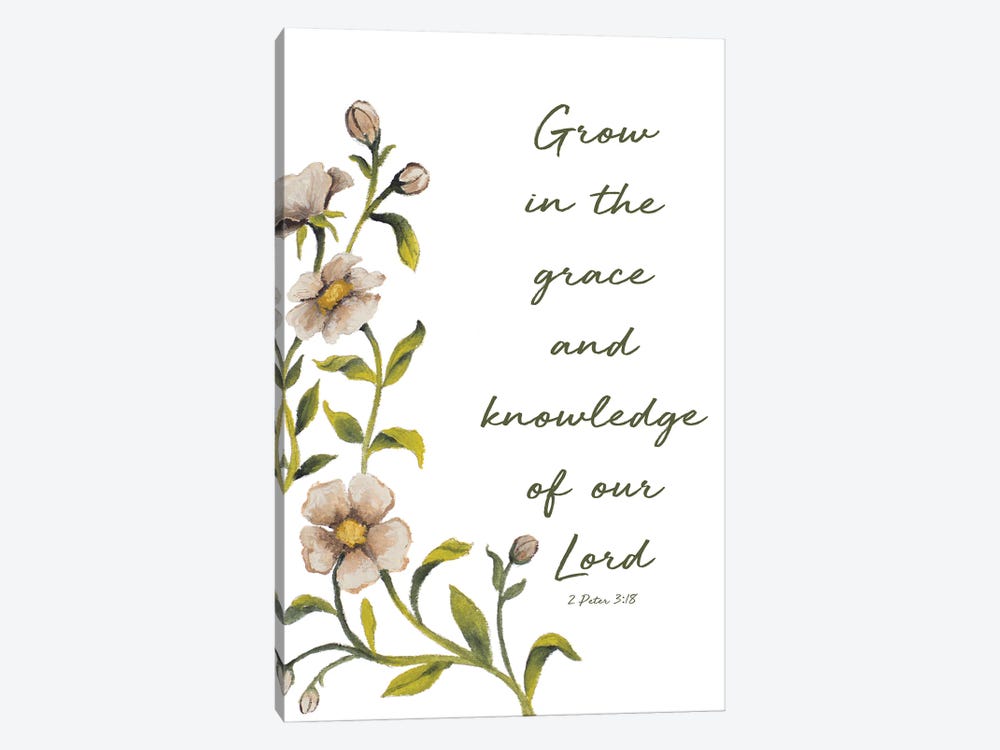 Grow in Grace by Elizabeth Medley 1-piece Art Print