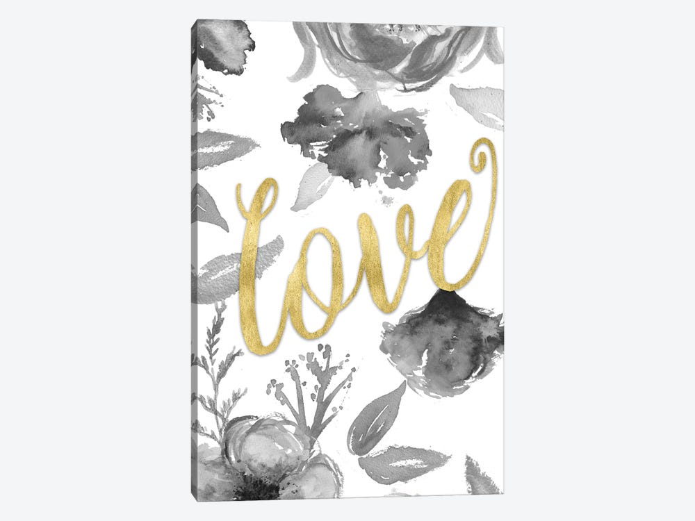 Love Floral by Elizabeth Medley 1-piece Art Print