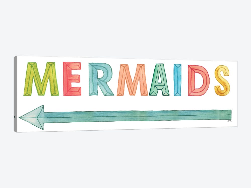 Mermaids by Elizabeth Medley 1-piece Canvas Artwork