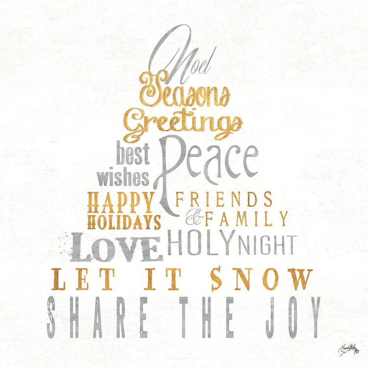 Noel Seasons Greetings by Elizabeth Medley wall art
