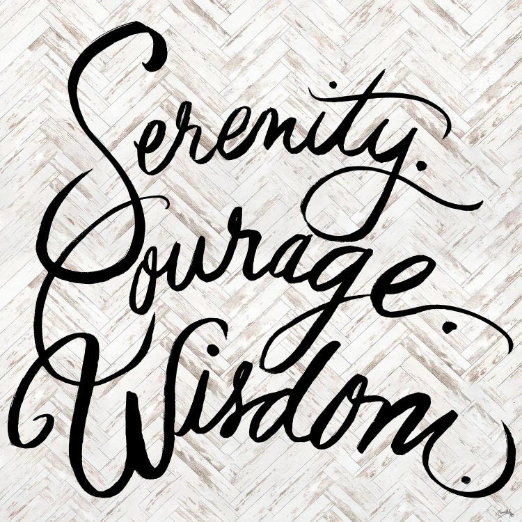 Serenity Courage Wisdom